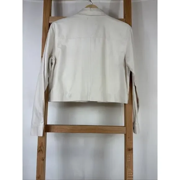 NWT 209 WST Beige Snap Up Twill Dress OR Jacket OR Skirt #1194 Size MD READ!!! - Picture 7 of 8